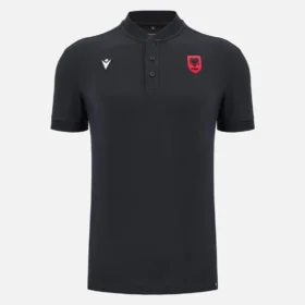 Albania National Team FSHF 2026/27 Adults’ Travel Black Polo Shirt