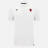 Albania National Team FSHF 2026/27 Adults’ Travel White Polo Shirt Albania National Team FSHF 2026/27 Adults’ Travel White Polo Shirt
