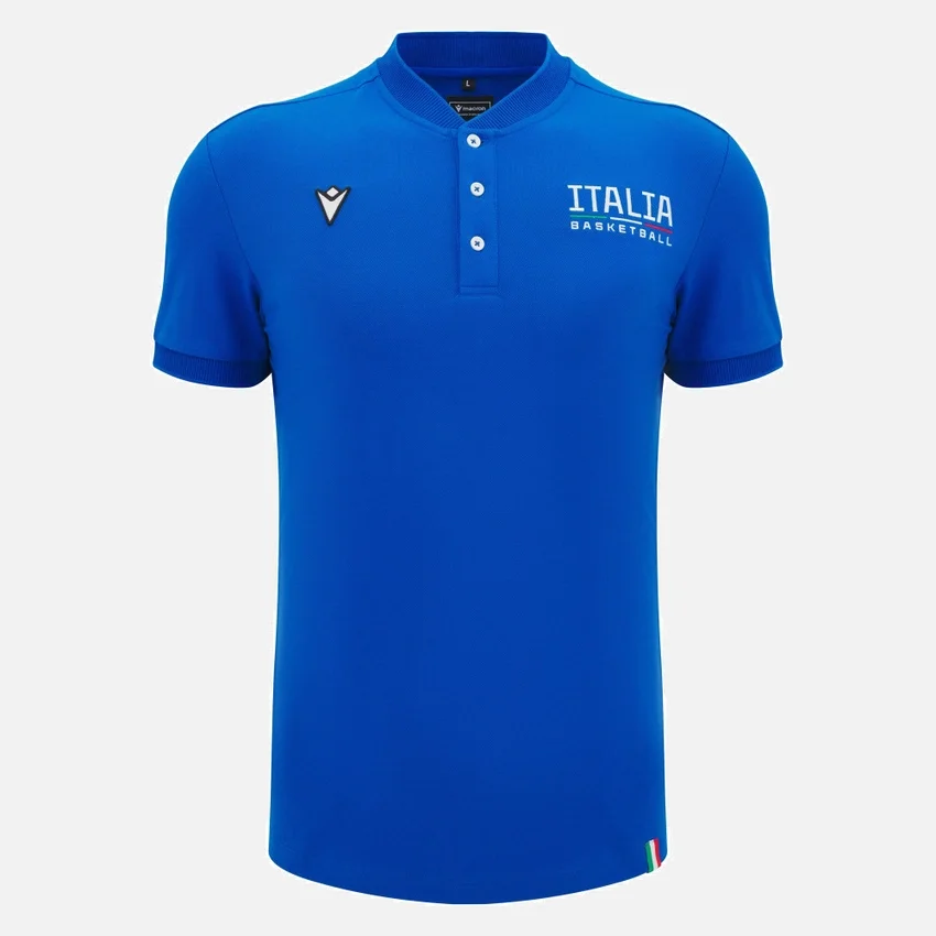 Italbasket 2025/26 men’s polo shirt athleisure Italbasket 2025/26 men’s polo shirt athleisure
