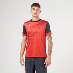 Red Padel Shirt Macron X Ducati Red Padel Shirt Macron X Ducati