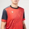 Red Padel Shirt Macron X Ducati