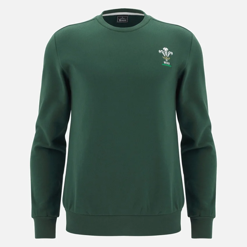 Welsh Rugby 2025/26 Green Fan Sweatshirt Welsh Rugby 2025/26 Green Fan Sweatshirt
